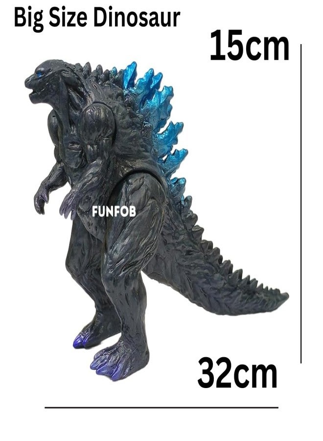 FUNFOB Dinosaur Toys for Kids (Size -15CM x32CM) PVC Dinosaur Action Figures Material PVC Dinosaur Model Toy Gifts for Kids (Blue Medium) - Image 5